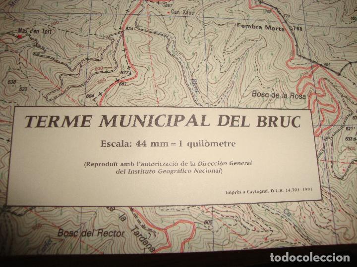Mapas contempor&aacute;neos: MAPA EL BRUC MAPA DEL TEERME MUNICIPAL 1991 - Foto 2