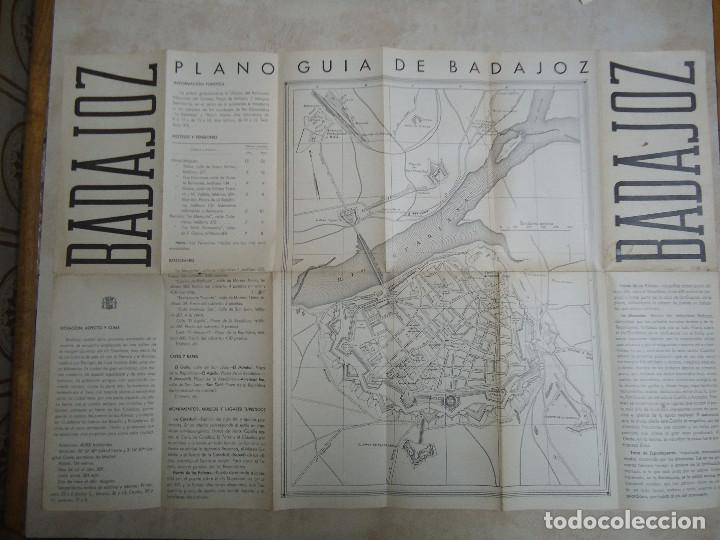 Mapas contempor&aacute;neos: ANTIGUO PLANO GUIA DE BADAJOZ. - Foto 1