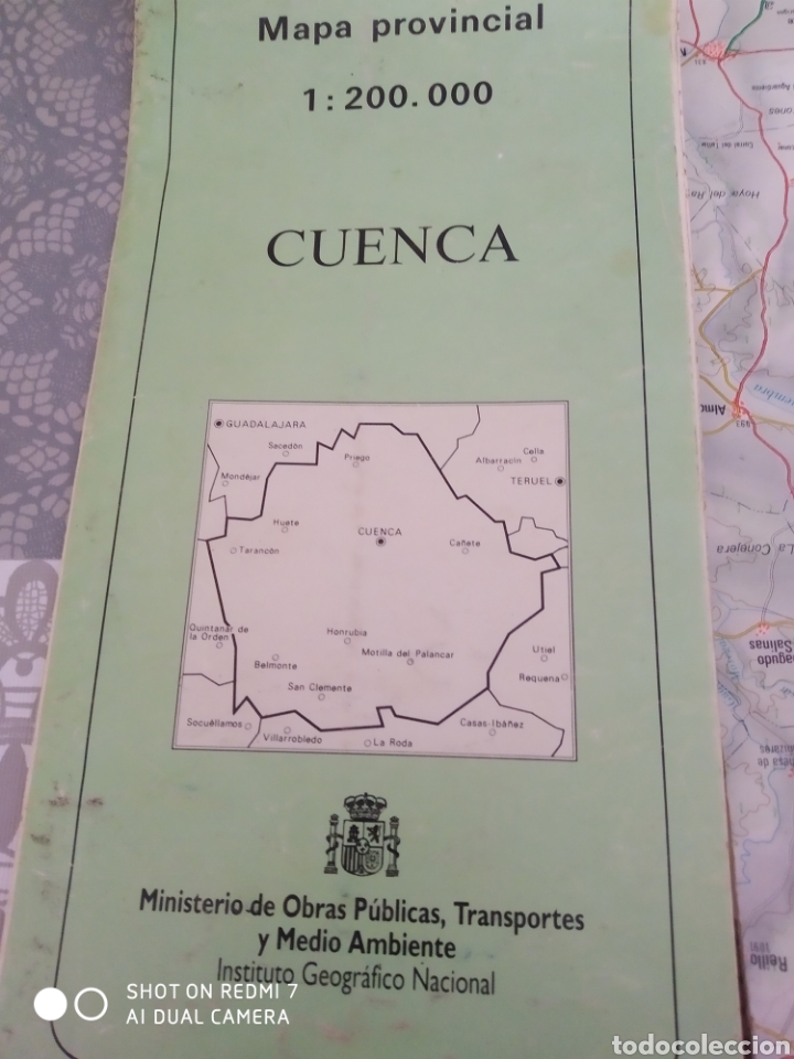 Zeitgen&ouml;ssische Karten: Mapa provincial Cuenca Instituto Geogr&aacute;fico Nacional