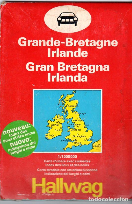 Mapas contempor&aacute;neos: MAPA DESPLEGABLE GRAN BRETA&Ntilde;A - IRLANDA