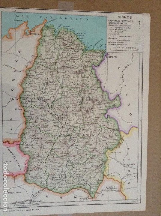 Mapas contempor&aacute;neos: Mapa provincia de Lugo - Foto 1