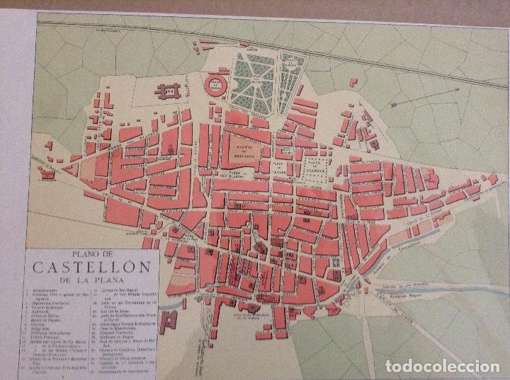 Mapas contempor&aacute;neos: Plano mapa de Castellon de la Plana - Foto 3