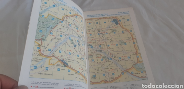 Mapas contempor&aacute;neos: (Sevilla) PARIS PLAN Michelin. 1986 - Foto 3