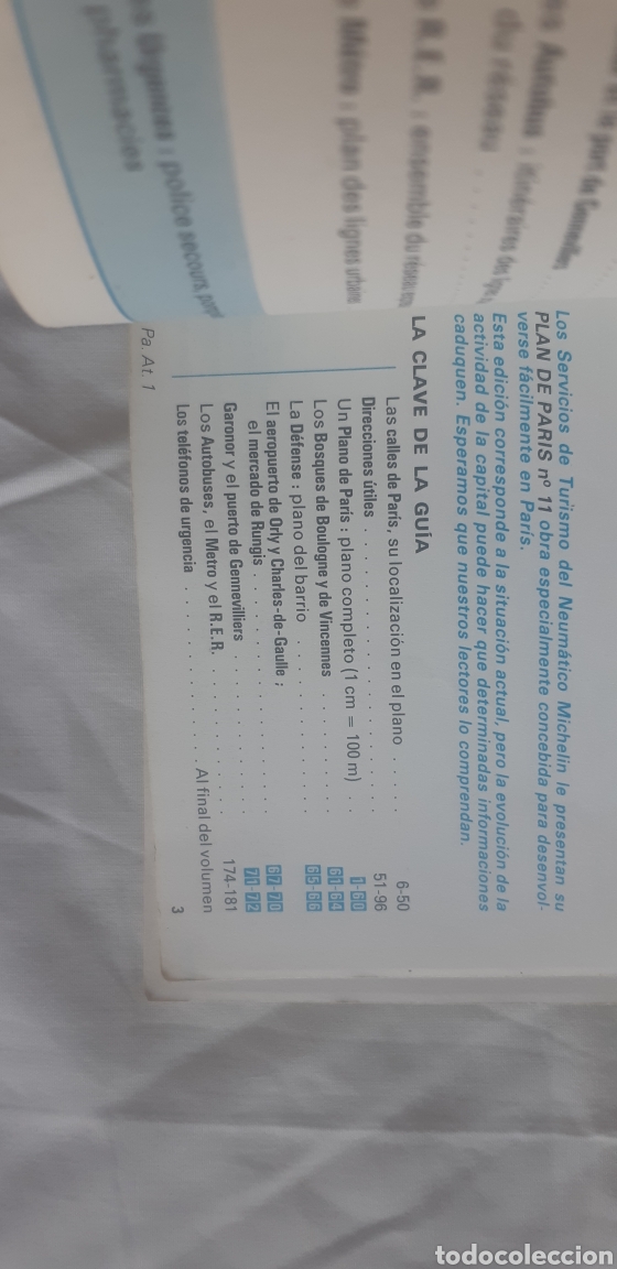 Mapas contempor&aacute;neos: (Sevilla) PARIS PLAN Michelin. 1986 - Foto 4