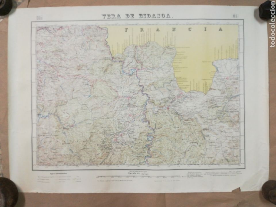 Mapas contempor&aacute;neos: Mapa ver&aacute; de bidasoa 1953 - Foto 1