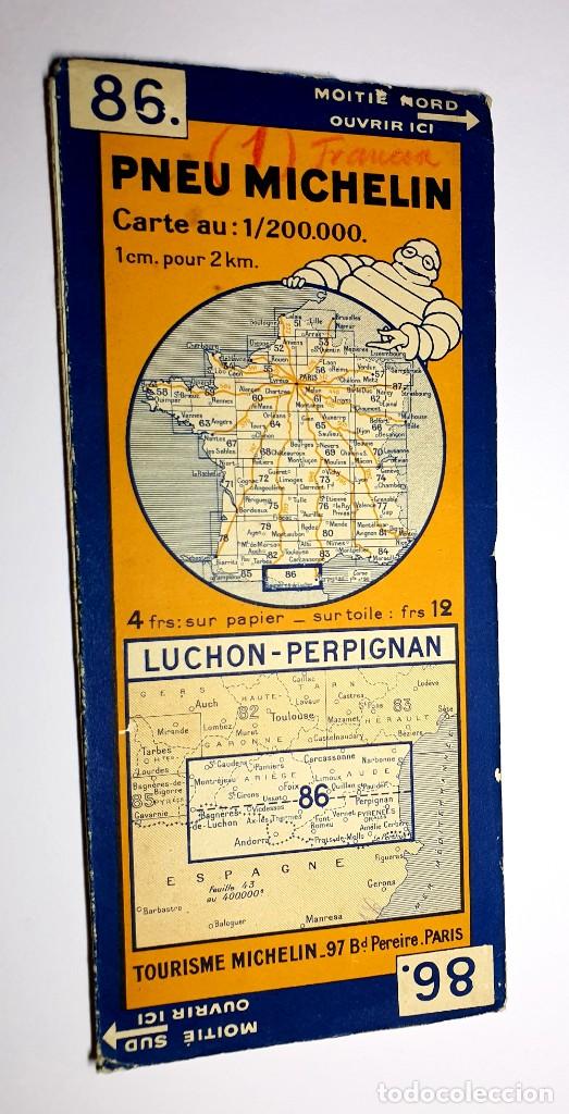 Mapas contempor&acirc;neos: MAPAS MICHELIN FRANCIA *** LUCHON - PERPIGNAN **** N&Uacute;MERO 86