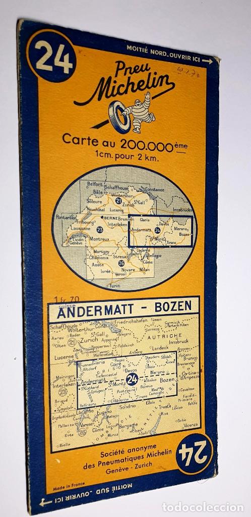 Mapas contempor&acirc;neos: MAPAS MICHELIN *** ANDERMATT - BOLZANO **** N&Uacute;MERO 24