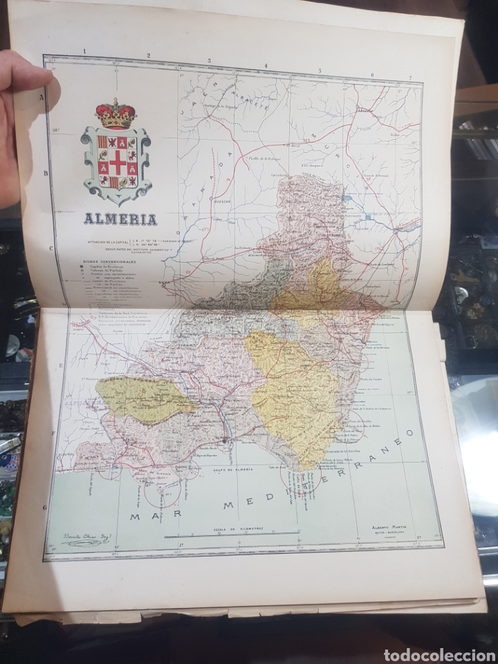 Mapas contempor&aacute;neos: Antiguo plano de Almer&iacute;a - Foto 2