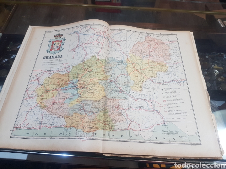 Contemporary maps: Antiguo plano de Granada principios de siglo 20 provincia
