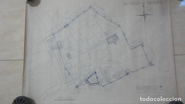 Mapas contempor&aacute;neos: PLANO.RECINTO TARIFA.FUNDACION ABDELRRAMAN.RECONSTRUCCION CERCA SIGLO XII.ARQUITECTO PAN.1967