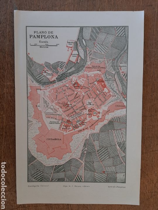 Mapas contempor&aacute;neos: Plano de Pamplona - Foto 1