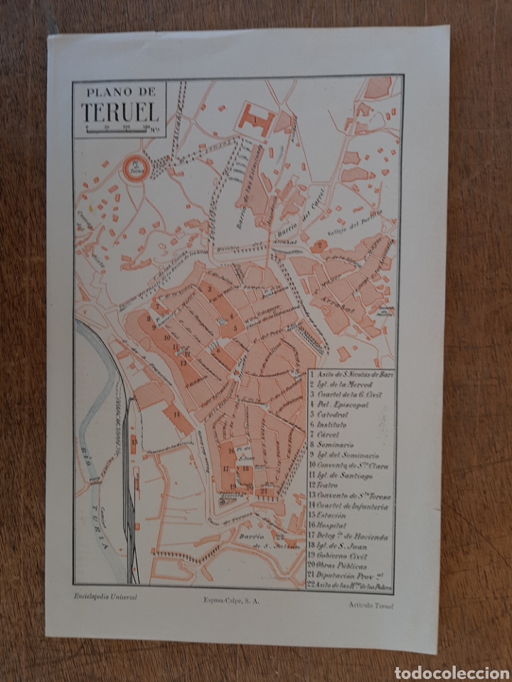 Mapas contempor&aacute;neos: Plano de Teruel - Foto 1