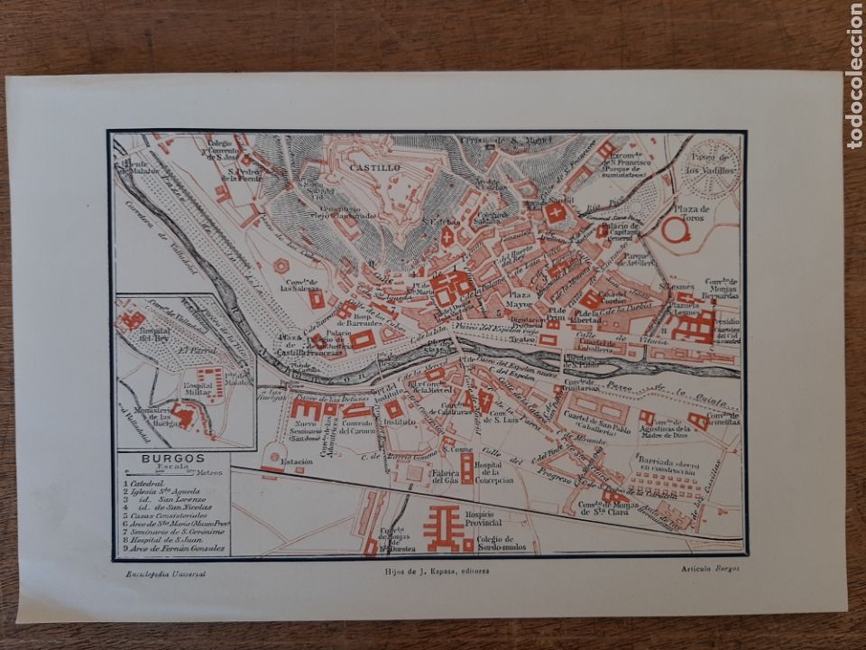 Mapas contempor&aacute;neos: Plano de Burgos