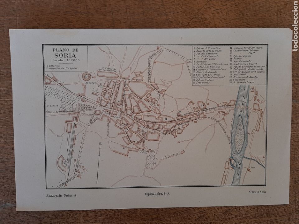 Mapas contempor&aacute;neos: Plano de Soria