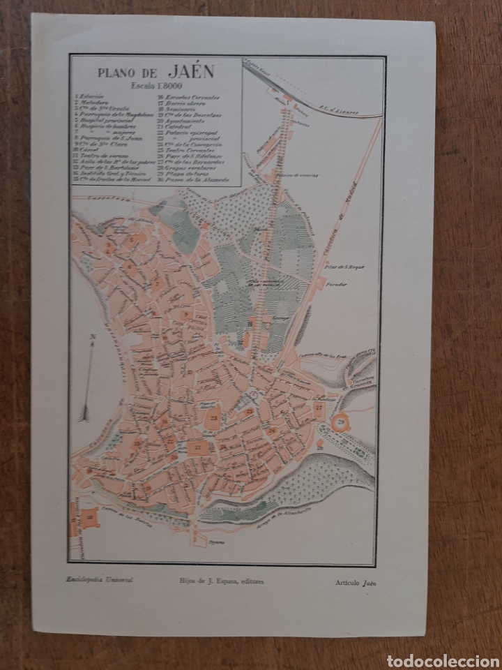 Mapas contempor&aacute;neos: Plano de Ja&eacute;n - Foto 1