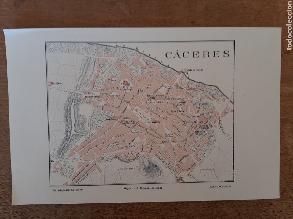 Mapas contempor&aacute;neos: Plano de C&aacute;ceres - Foto 1