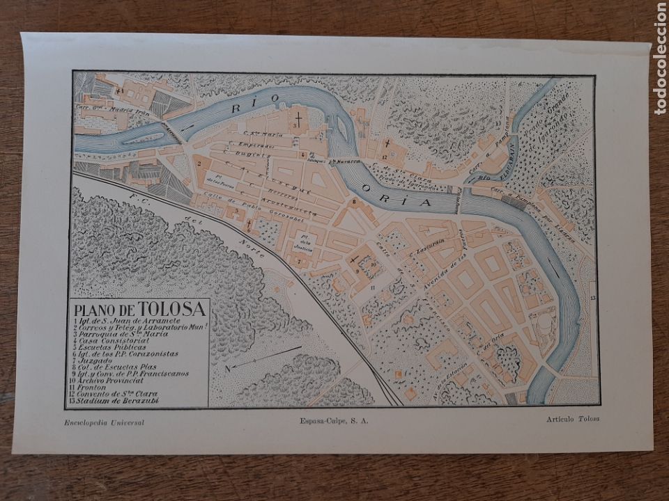 Mappe contemporanee: Plano de Tolosa