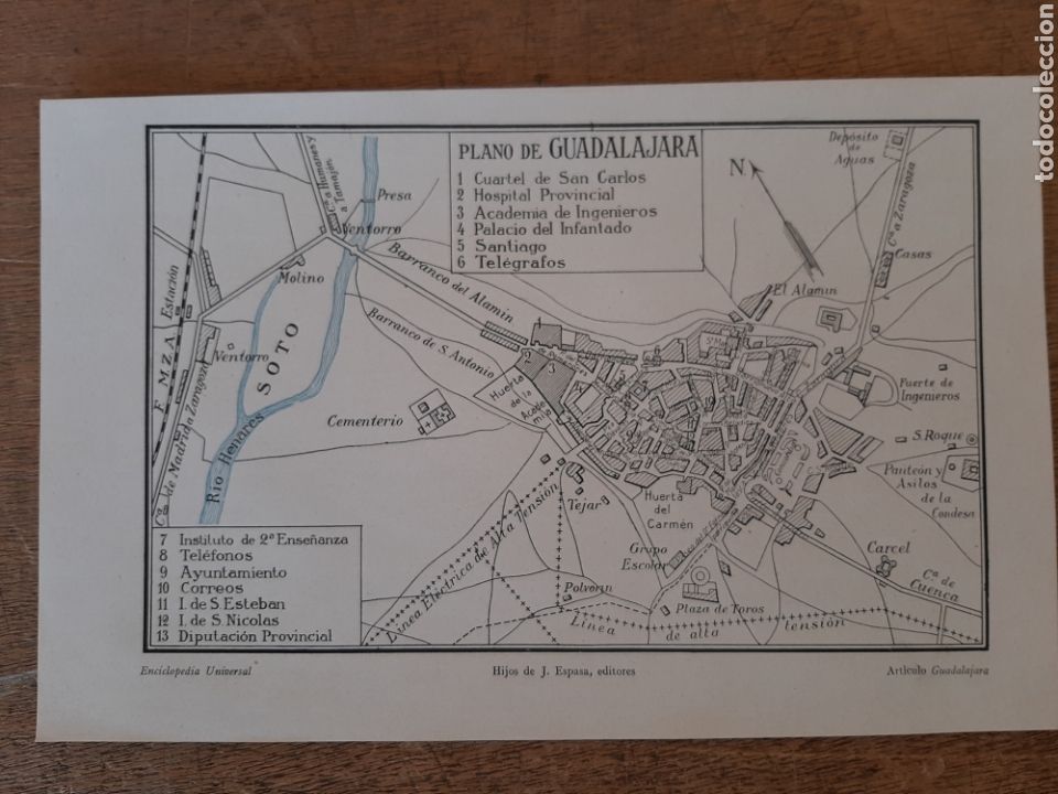 Mapas contempor&aacute;neos: Plano de Guadalajara - Foto 1