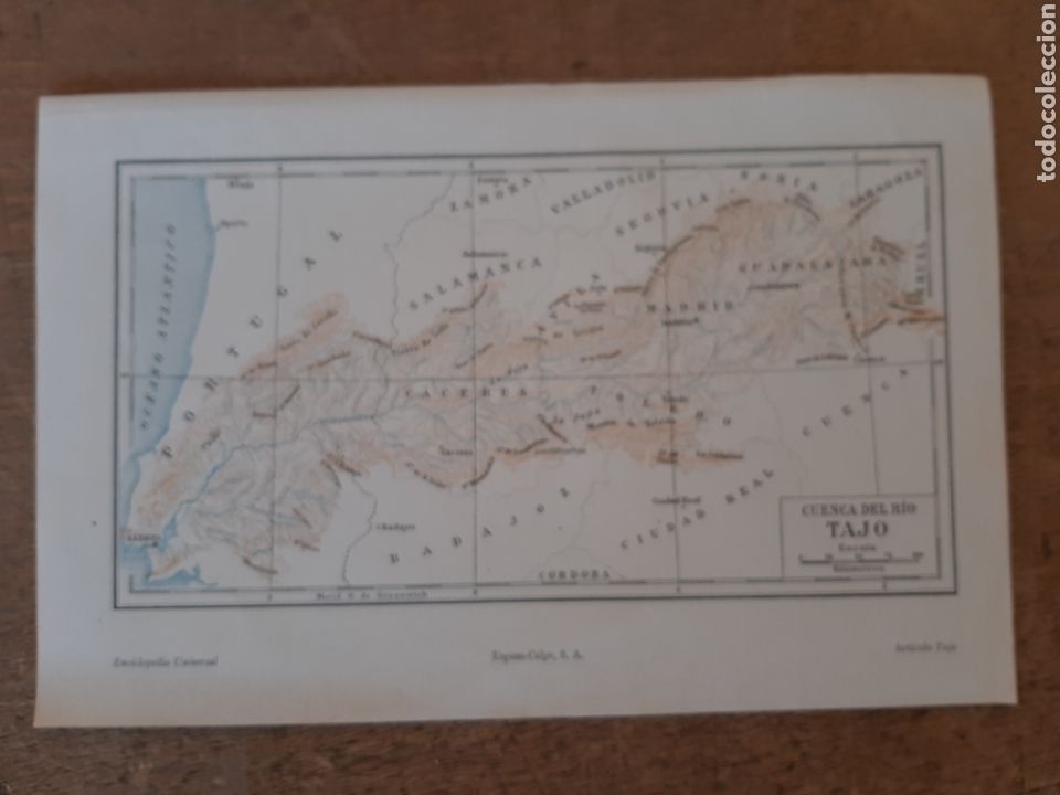 Mapas contempor&aacute;neos: Mapa de la cuenca del Tajo - Foto 1