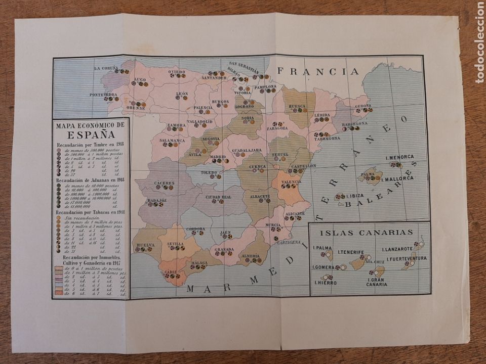 Mapas contempor&aacute;neos: Mapa econ&oacute;mico de Espa&ntilde;a - Foto 2