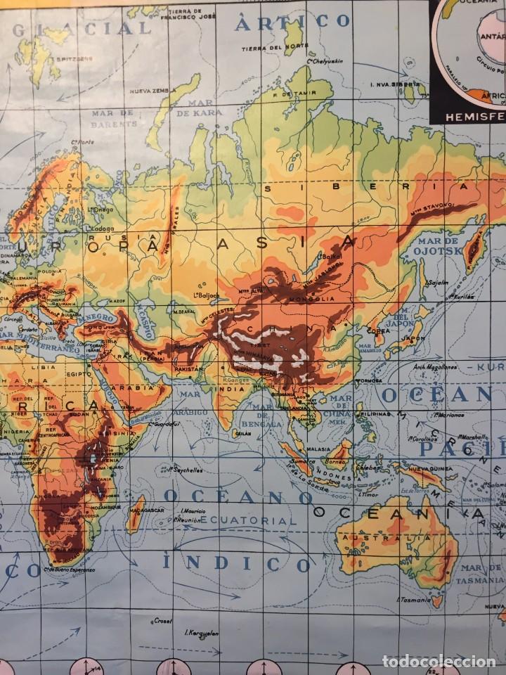 Mapa Mundi Planisferio Doble Cara Politico Y Comprar Mapas Contemporáneos En Todocoleccion 8353