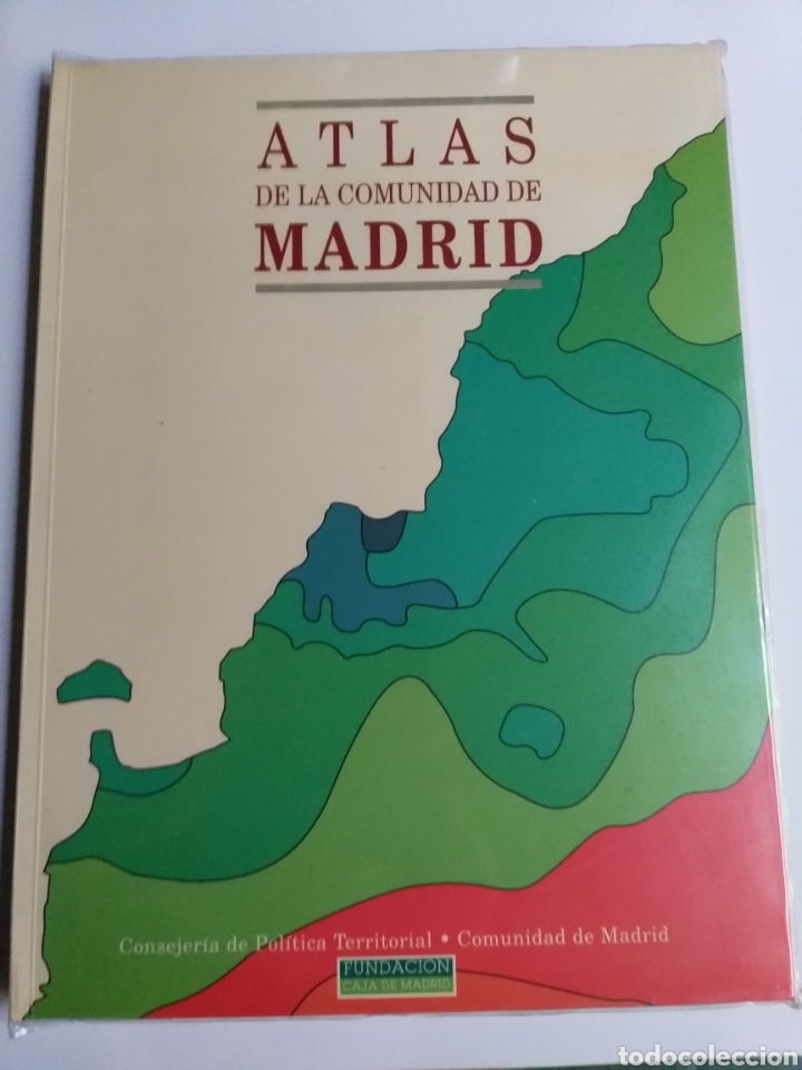 Mappe contemporanee: Atlas de la Comunidad de Madrid Consejer&iacute;a de Pol&iacute;tica Territorial a&ntilde;o 1992