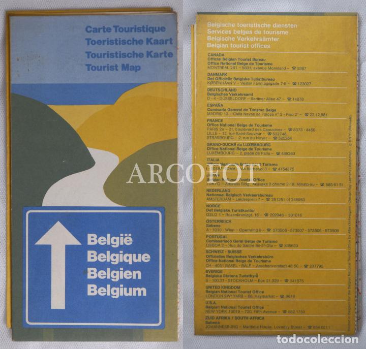 Mapas contempor&aacute;neos: ANTIGUO MAPA TUR&Iacute;STICO DE B&Eacute;LGICA - Foto 1