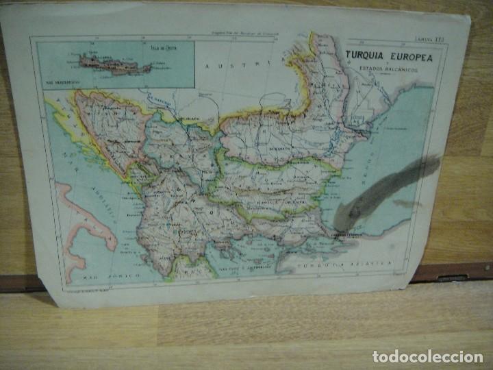 Contemporary maps: turquia europea , italia - litografia gonzalo de cordoba - l. vega . grab&oacute;