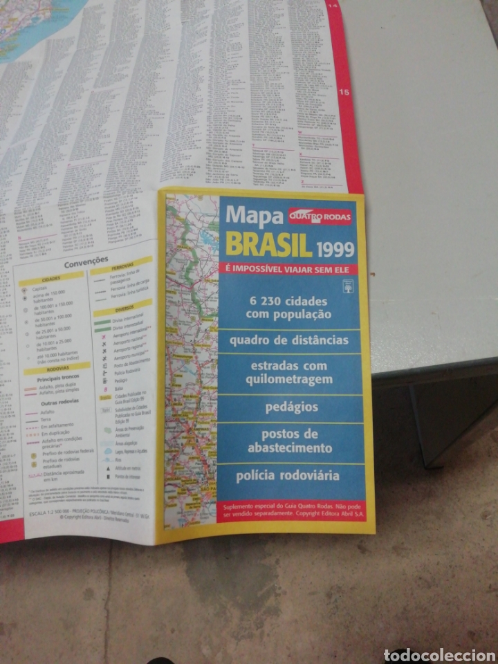 Mapas contempor&aacute;neos: Mapa de Brasil 1999 - Foto 1