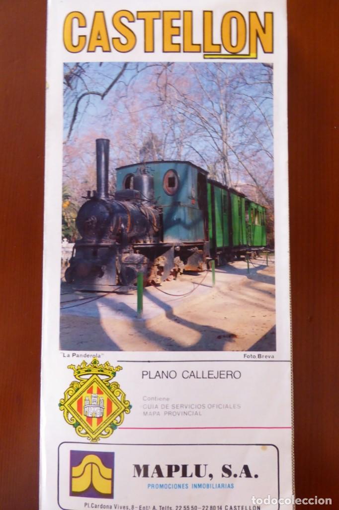 Mapas contempor&acirc;neos: PLANO CALLEJERO CASTELLON Y MAPA PROVINCIAL