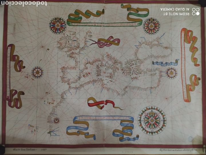 Mapas contempor&acirc;neos: MAPA MEDITERRANEO CON EL OCCIDENTE DE EUROPA Y AFRICA