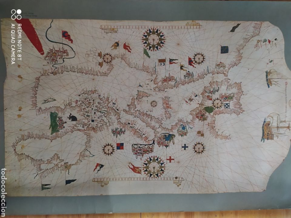 Mapas contempor&acirc;neos: MAPA MEDITERRANEO 1563 MATEO PRUNES
