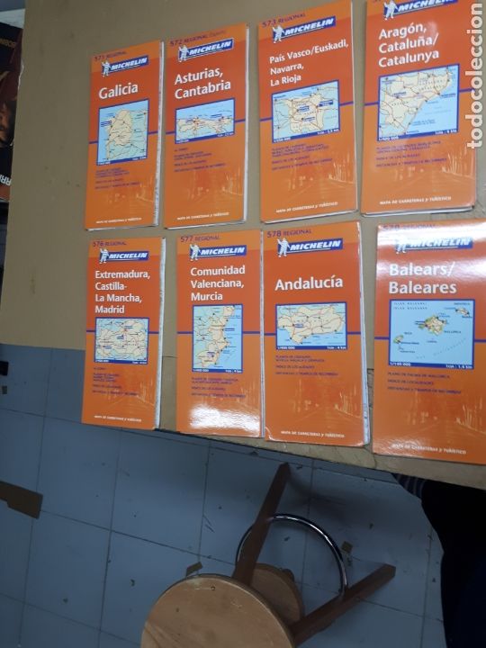 Mapas contempor&aacute;neos: Lote mapas espa&ntilde;a Michelin - Foto 1