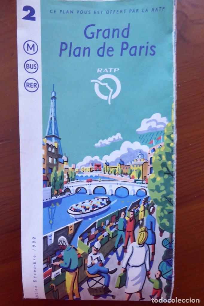 Mapas contempor&aacute;neos: MAPA PARIS. GRAND PLAN DE PARIS 1999 - Foto 1