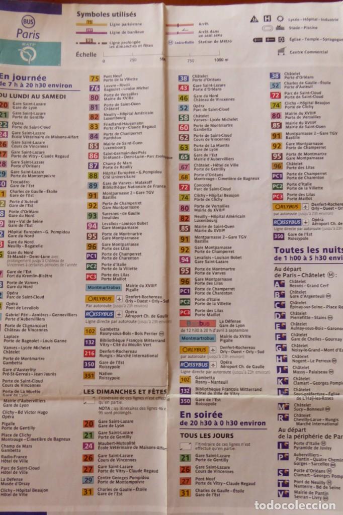Mapas contempor&aacute;neos: MAPA PARIS. GRAND PLAN DE PARIS 1999 - Foto 2