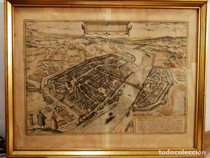 Mapas contempor&acirc;neos: MAPA, CIVITAS FRANCOFORDIANA