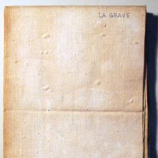 Mapas contemporáneos: LA GRAVE - PARIS 1933 - MAPA