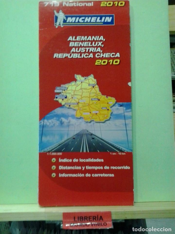 Zeitgen&ouml;ssische Karten: LMV - Mapa de Alemania, Benelux, Austria y Rep&uacute;blica Checa - Michelin a&ntilde;o 2010