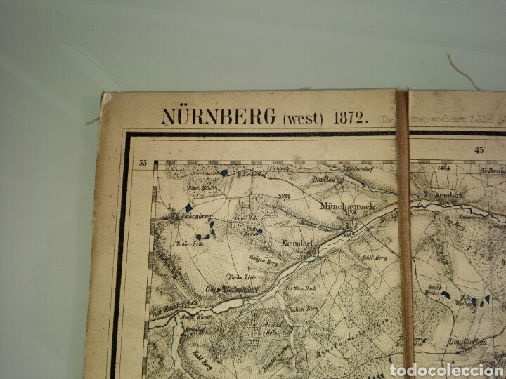 Mapas contempor&aacute;neos: MAPA NURNBERG 1872. - Foto 2