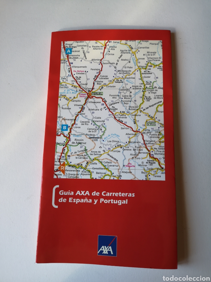Mappe contemporanee: Gu&iacute;a AXA de Carreteras de Espa&ntilde;a y Portugal