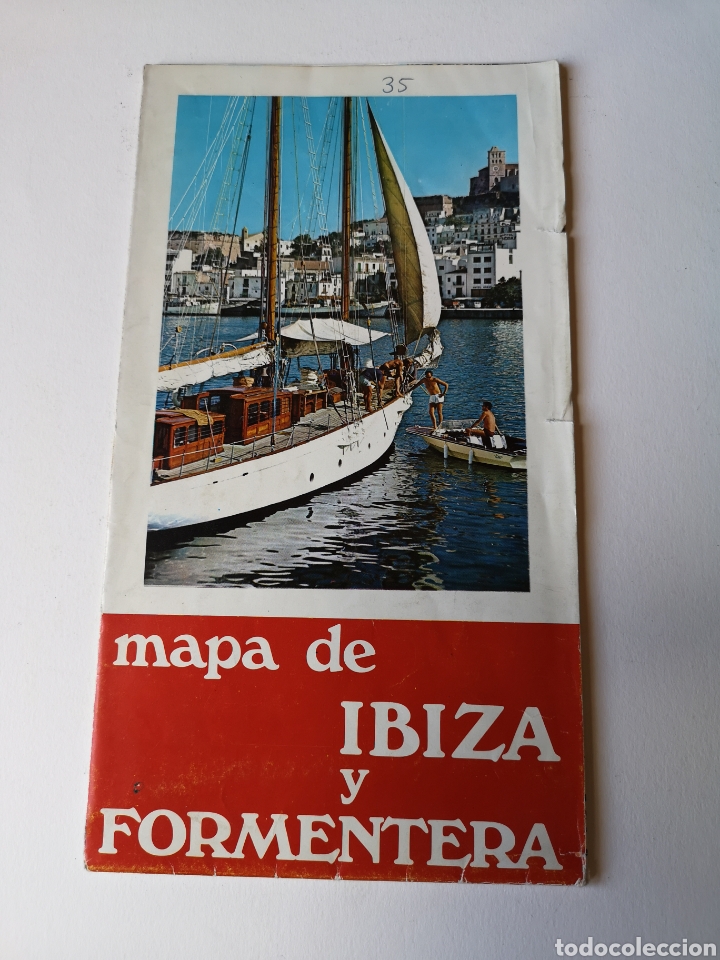 Mapas contempor&acirc;neos: Antiguo Mapa de Ibiza y Formentera
