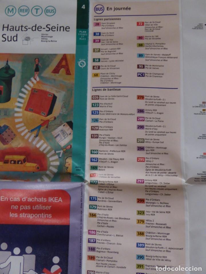 Zeitgen&ouml;ssische Karten: MAPA PARIS Y MAPA DEL METRO (Hauts de Seine Sud)