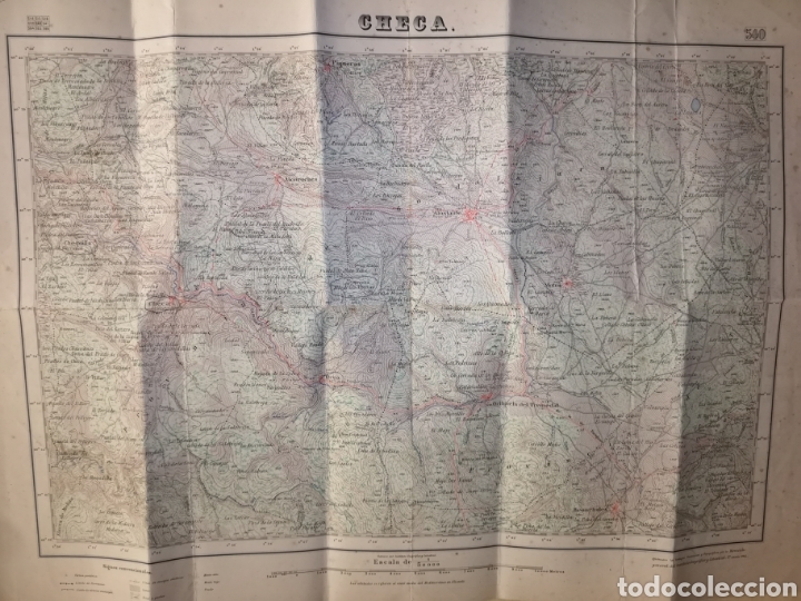 Zeitgen&ouml;ssische Karten: MAPA - CHECA - INSTITUTO GEOGR&Aacute;FICO Y CATASTRAL - 1 :50000 - HOJA 540