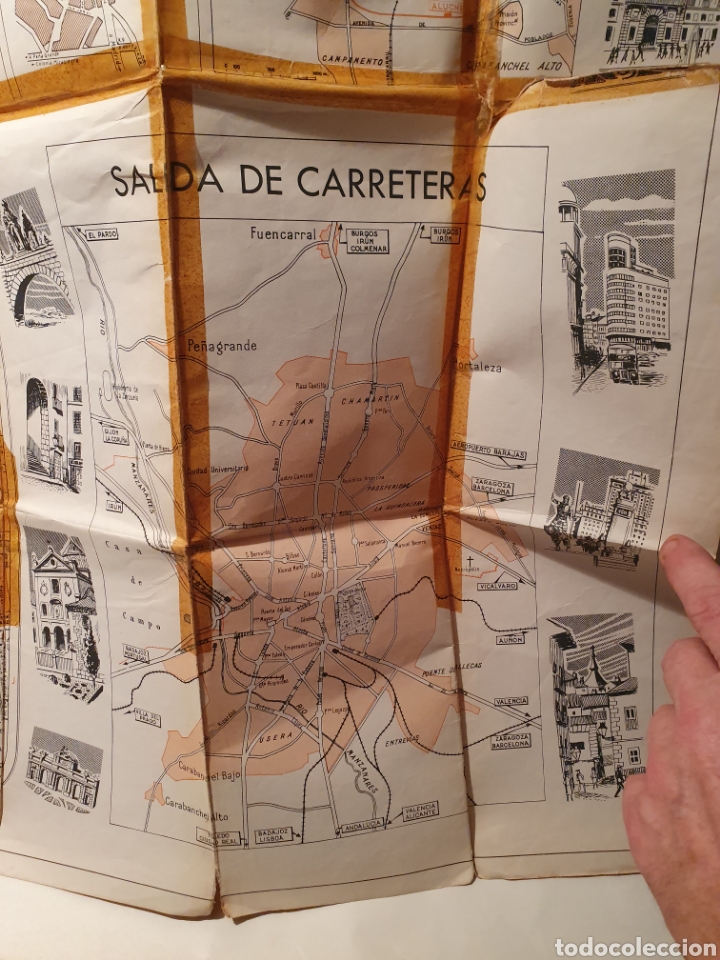 Contemporary maps: PLANO DE MADRID. EL FIRMAMENTO. MICRO GUIA DE MADRID.