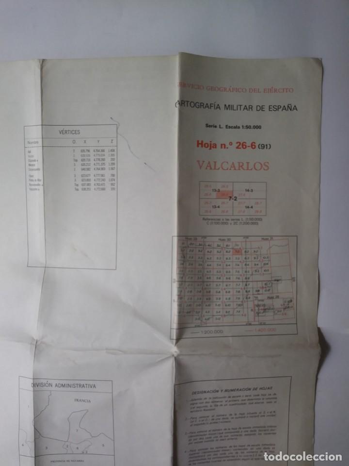 Mapas contempor&aacute;neos: VALCARLOS, PLANO MILITAR - Foto 1