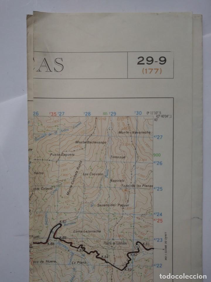 Mapas contempor&aacute;neos: BIESCAS PLANO MILITAR - Foto 3