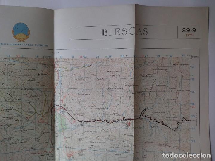 Mapas contempor&aacute;neos: BIESCAS PLANO MILITAR - Foto 4