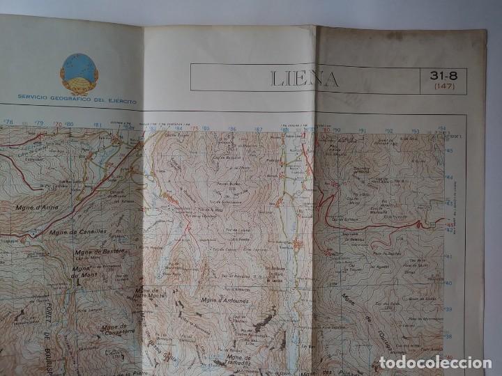 Mapas contempor&aacute;neos: LIENA PLANO SERCICIO GEOGRAFICO DEL EJERCITO - Foto 1