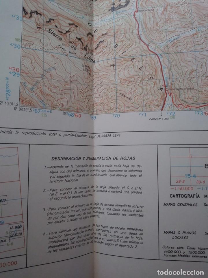 Mapas contempor&aacute;neos: LIENA PLANO SERCICIO GEOGRAFICO DEL EJERCITO - Foto 3