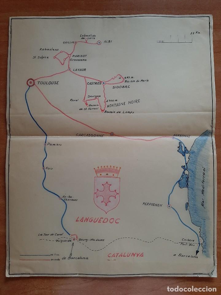 Mapas contemporáneos: MAPA ARTESANAL DE LANGUEDOC - Foto 1 - 223754881